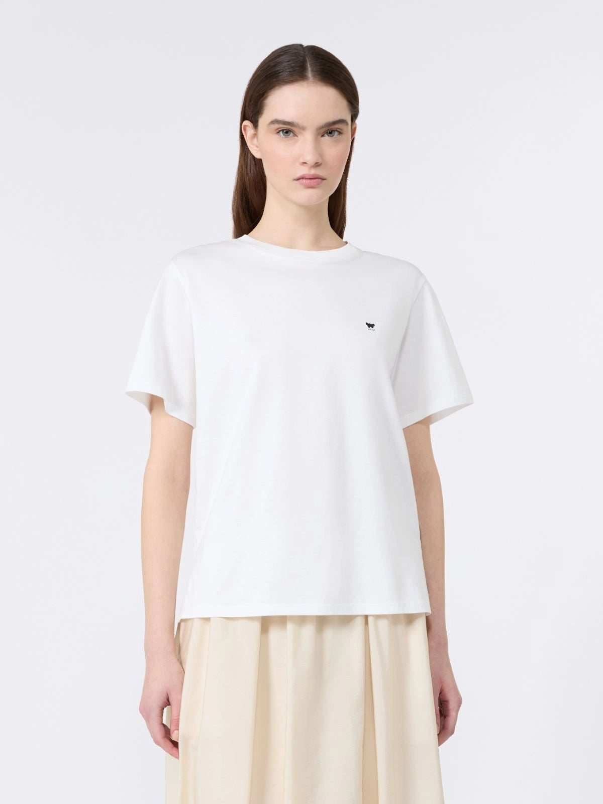 WEEKEND T-shirt in jersey di puro cotone - BIANCO WKDVENACO 001 WEEKEND 