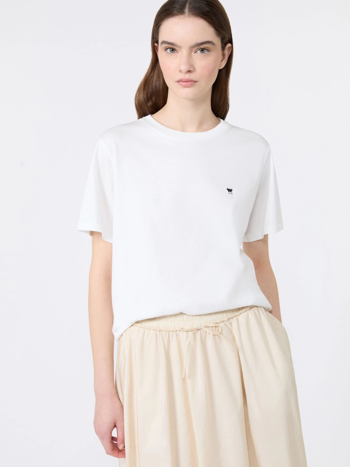 WEEKEND T-shirt in jersey di puro cotone - BIANCO WKDVENACO 001 WEEKEND 