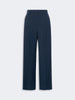 weekend Pantalone palazzo in lana stretch - BLU