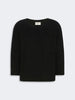 weekend Maglia in filato di misto mohair - NERO