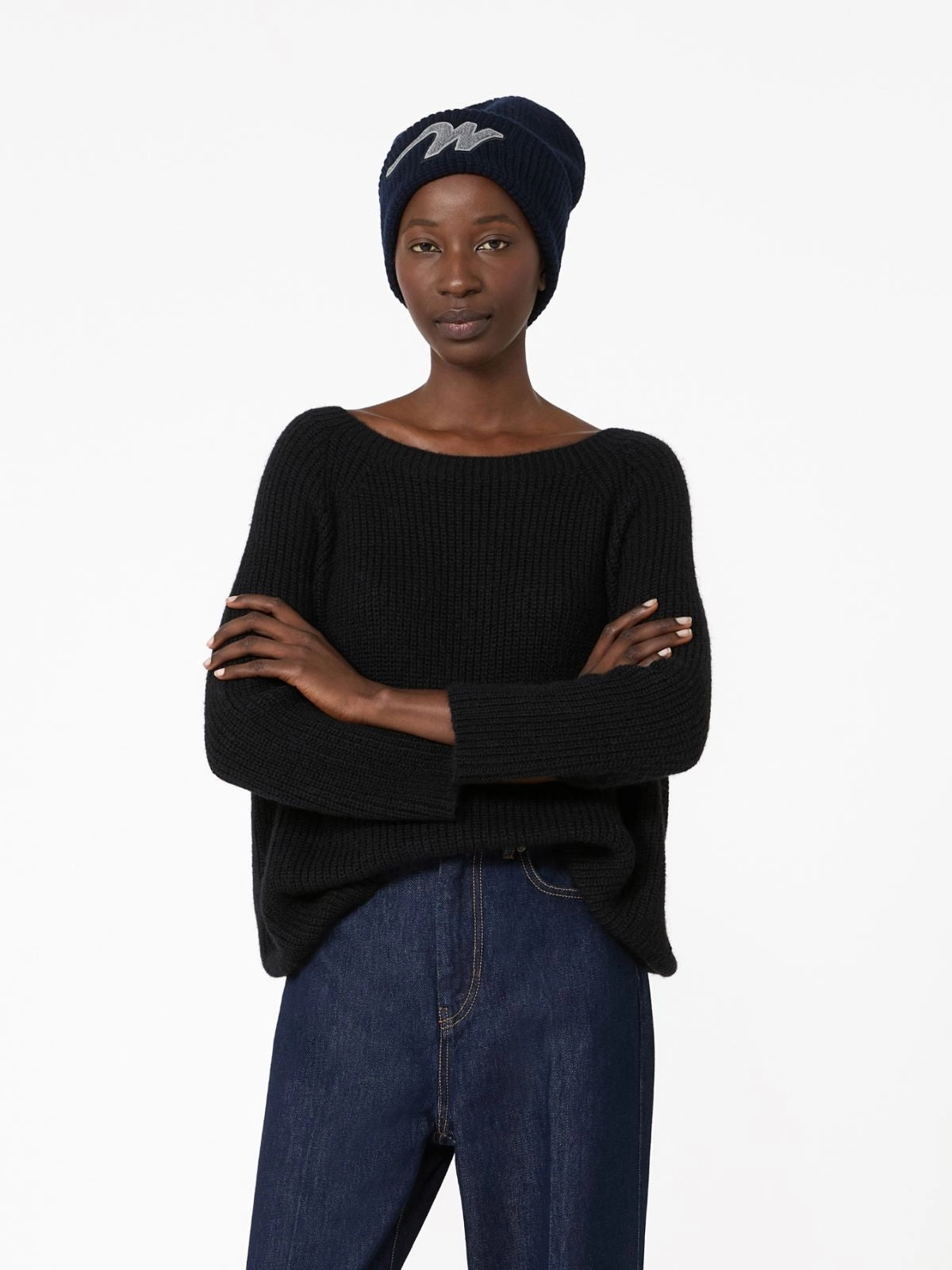 weekend Maglia in filato di misto mohair - NERO WKDXENO 009 WEEKEND 