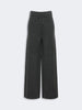 Weekend- Pantalone in filato di lana e cachemire - ANTRACITE