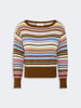 WEEKEND Maglia in filato di puro cotone - MULTICOLOR