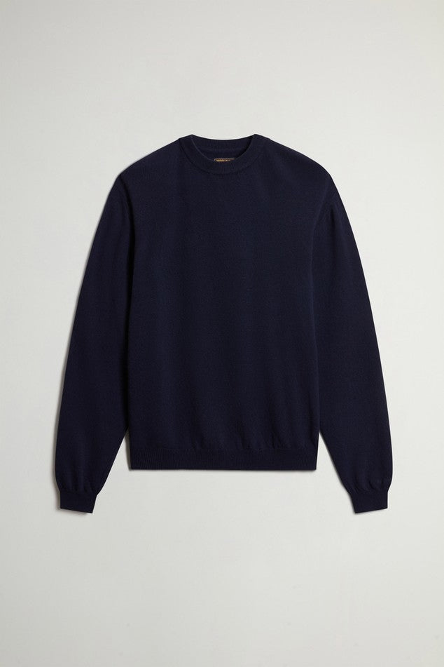 Maglione girocollo in pura lana vergine CFWOKN2063MRUF5094 3989 WOOLRICH 