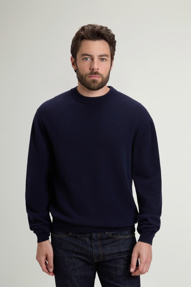 Maglione girocollo in pura lana vergine CFWOKN2063MRUF5094 3989 WOOLRICH 