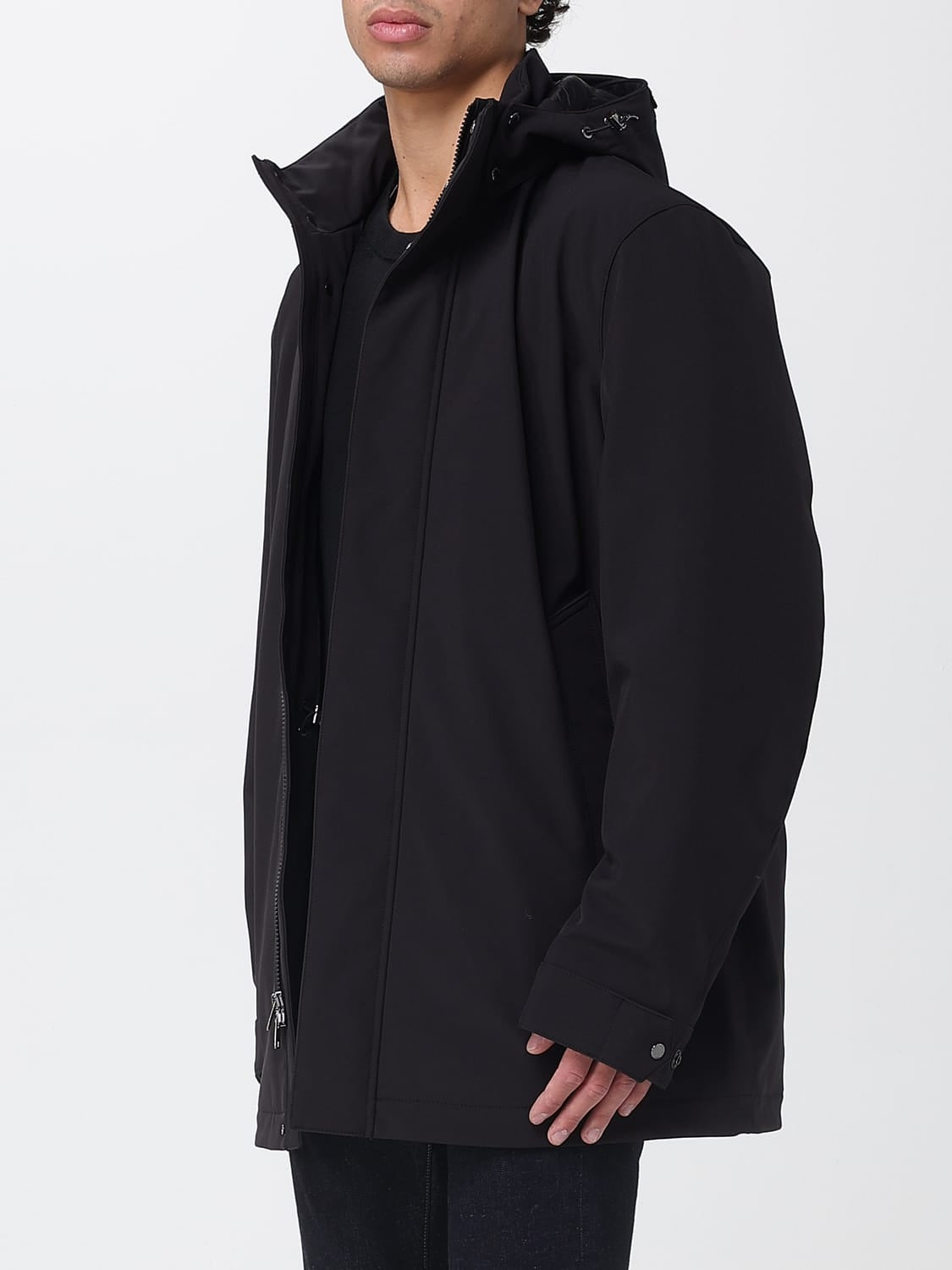 Parka Woolrich in nylon con cappuccio CFWOOU2017MBUT3496 100 WOOLRICH 