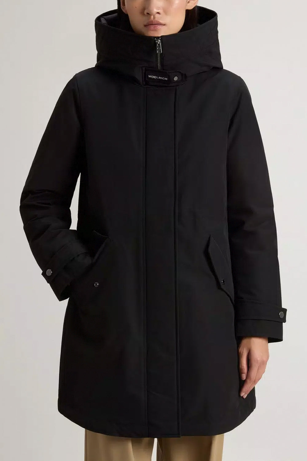 WOOLRICH Parka 3 in 1 in Ramar Cloth CFWWOU1105FBUT0001 BLK WOOLRICH 