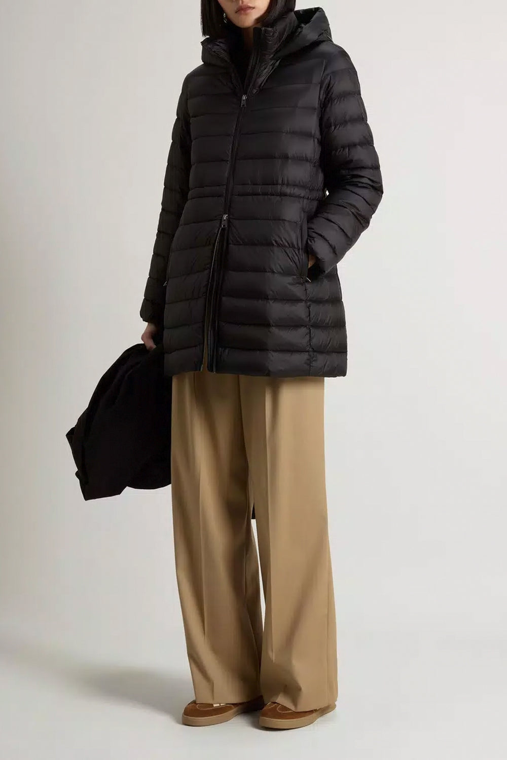 WOOLRICH Parka 3 in 1 in Ramar Cloth CFWWOU1105FBUT0001 BLK WOOLRICH 