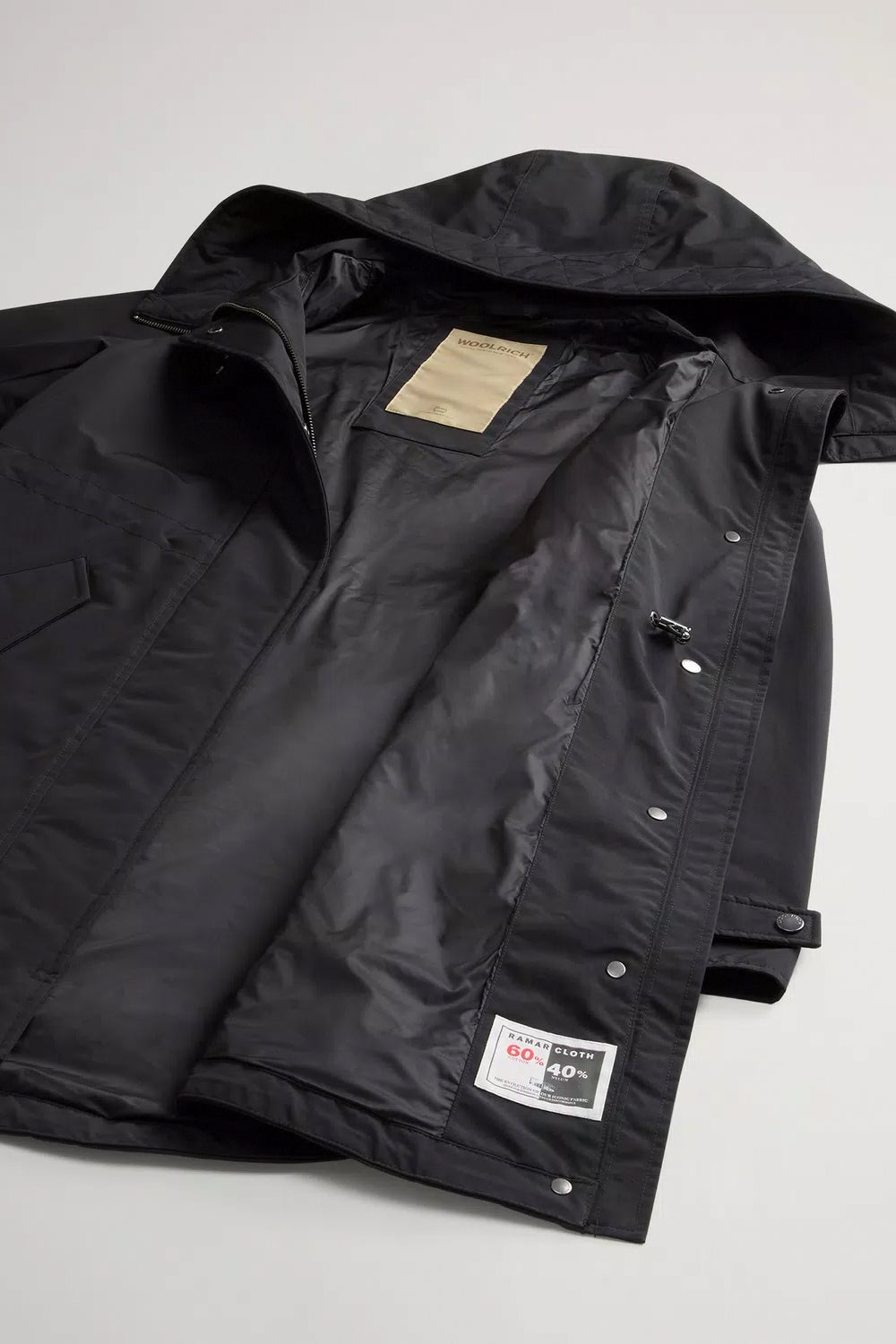 WOOLRICH Parka 3 in 1 in Ramar Cloth CFWWOU1105FBUT0001 BLK WOOLRICH 