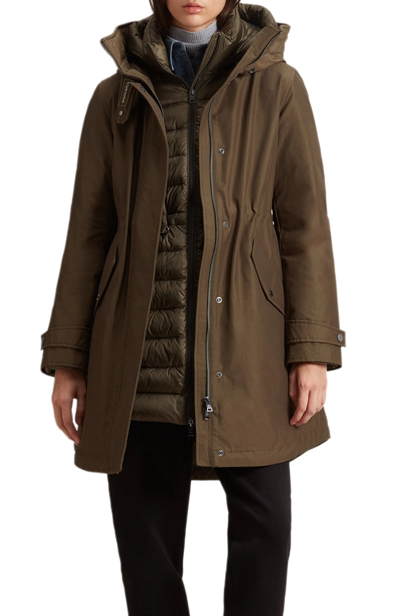 WOOLRICH AUTHENTIC 3 IN 1 PARKA CFWWOU1105FRUT0001<BR/> CFWWOU1105FBUT0001 DAG WOOLRICH 