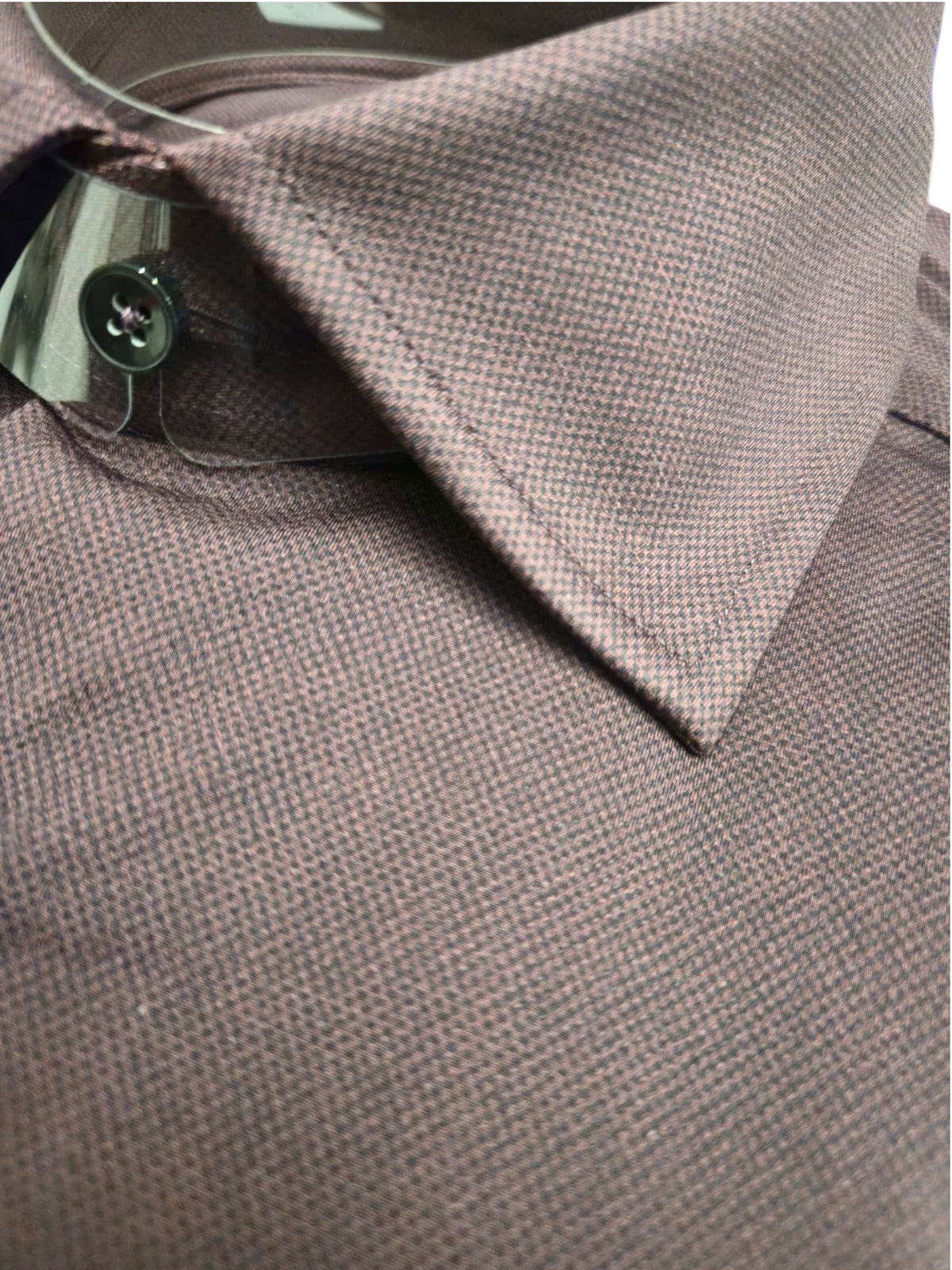 Camicia Collo Francese Piccolo Tinta Unita Armaturato bordeaux ACT53131616 008 XACUS 