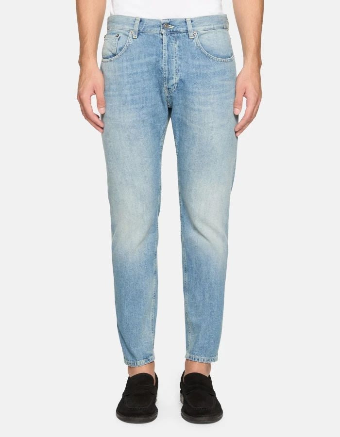 Jeans Dian carrot in denim fisso<BR/> UP576DFE286ULC9 800 DONDUP 