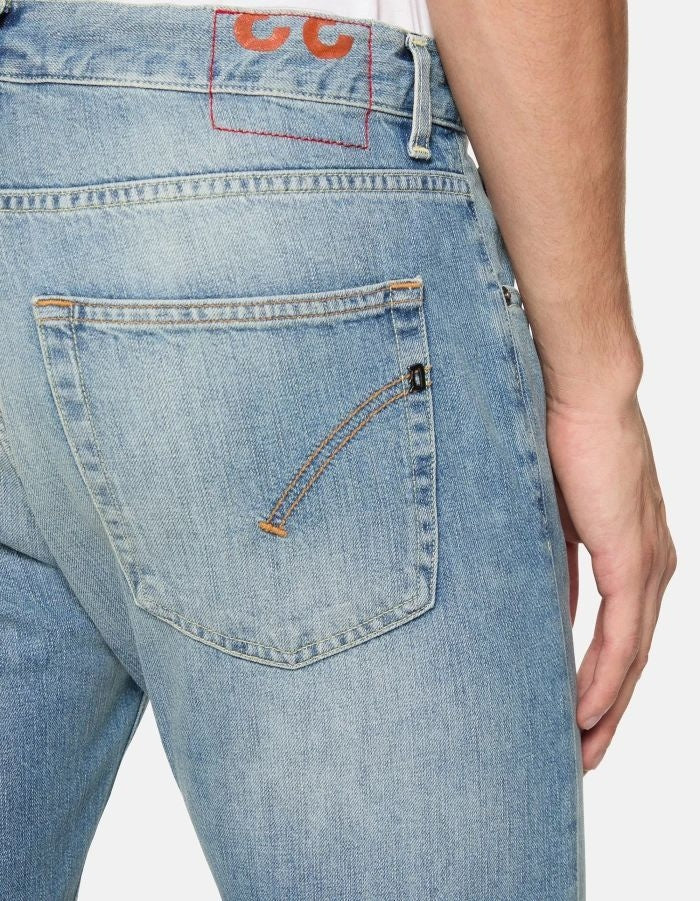 Jeans Dian carrot in denim fisso<BR/> UP576DFE286ULC9 800 DONDUP 