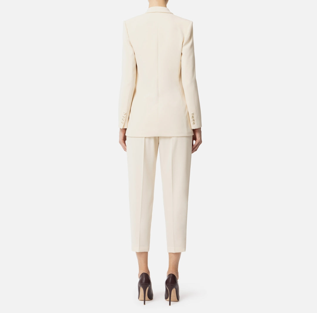 Tailleur in crêpe con decorazione logo TP00351E2 DC7 ELISABETTA FRANCHI 