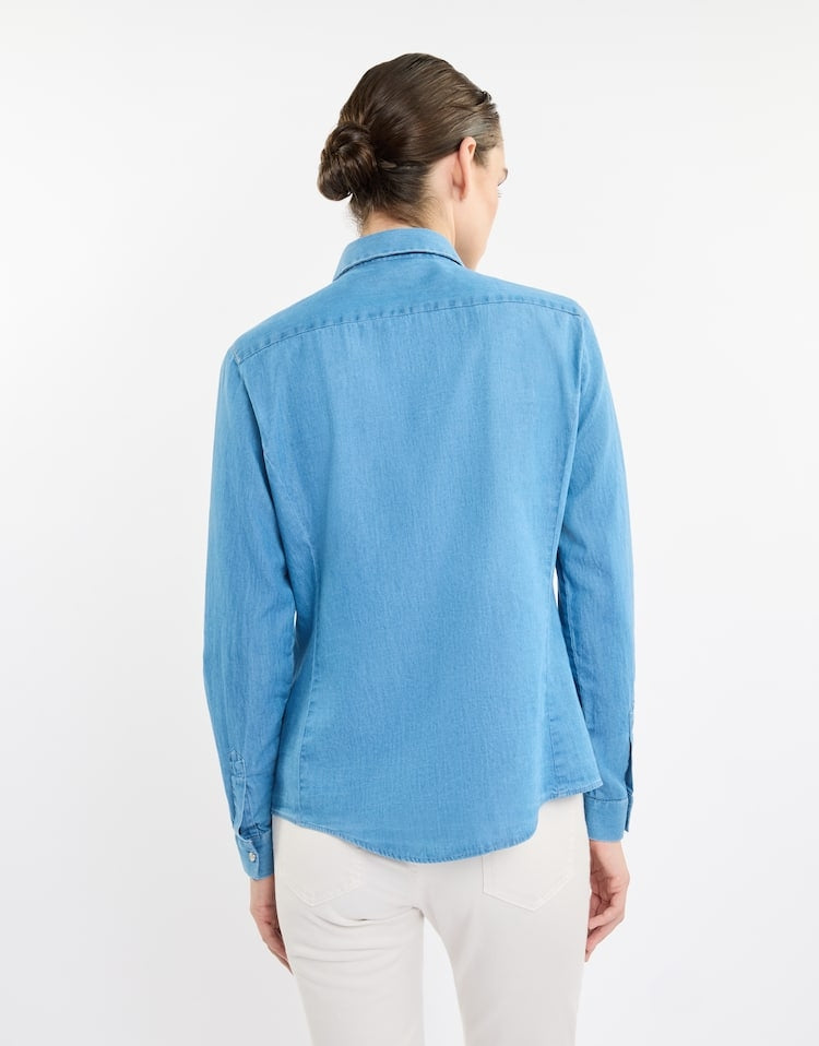 Camicia donna in denim NCWA150565LMJP U200 FAY 