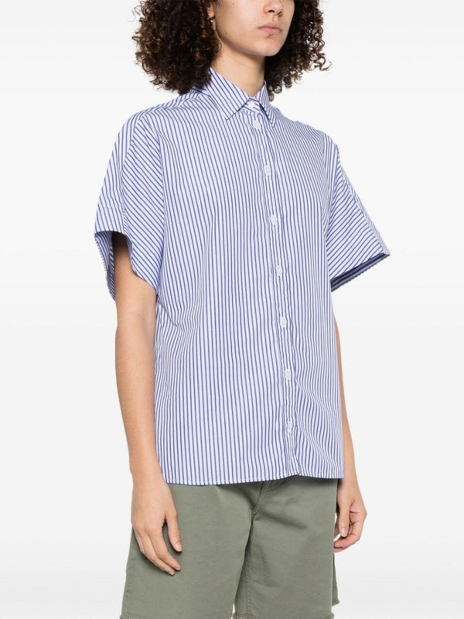 Camicia Regular in Cotone a Righe NCWA2505660XBI U604 FAY 