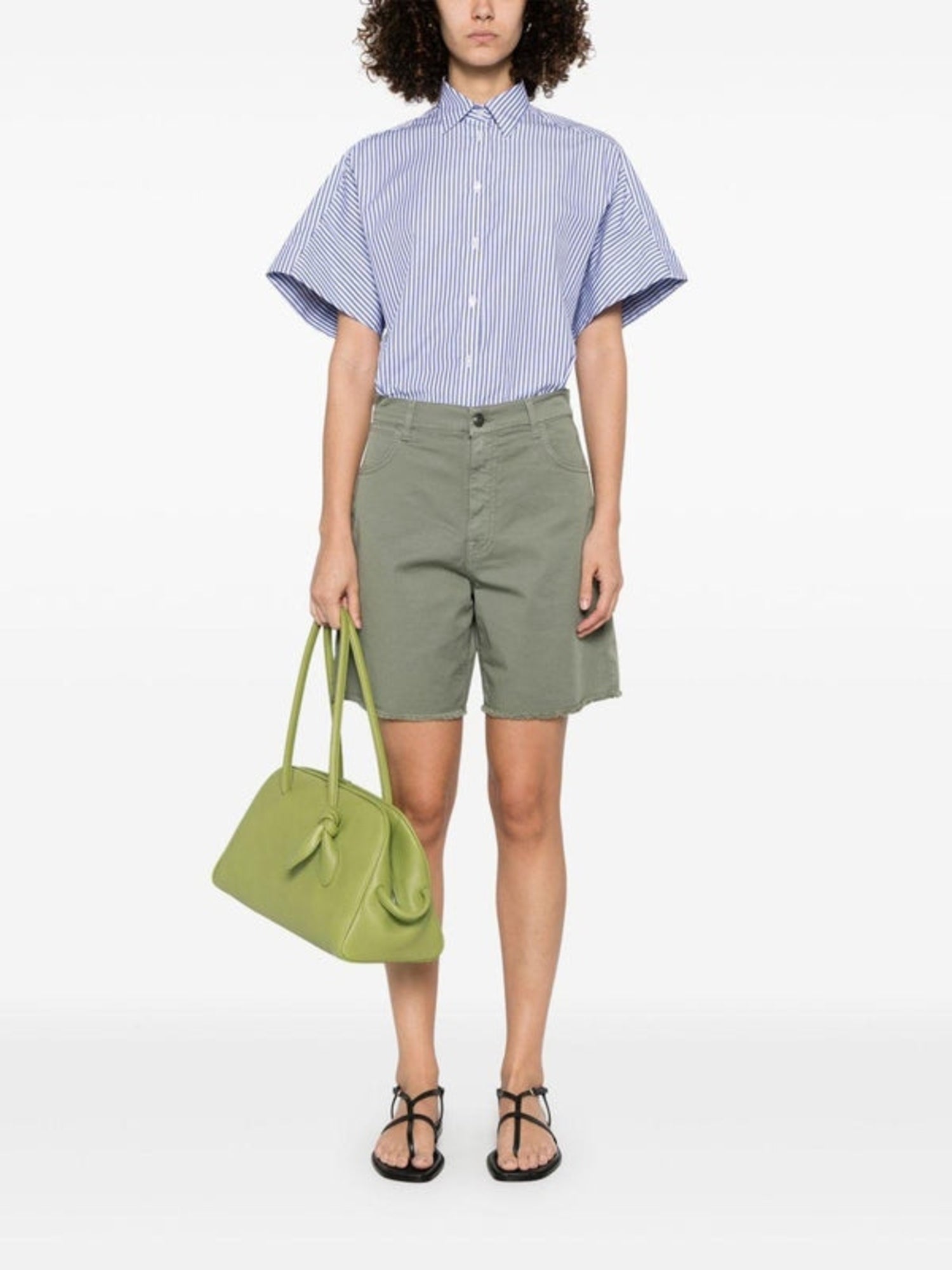 Camicia Regular in Cotone a Righe NCWA2505660XBI U604 FAY 