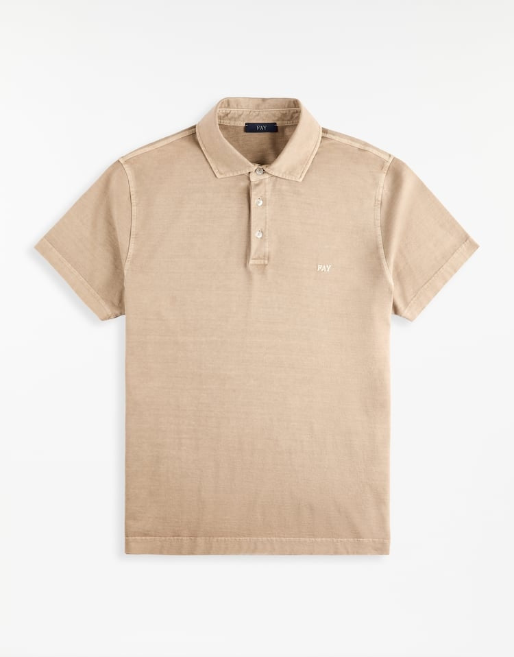 Polo in Jersey<BR/> NPMB250143TUY1 C209 FAY 