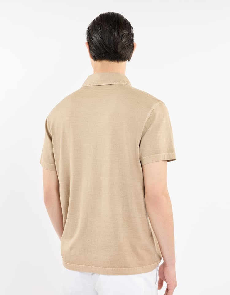 Polo in Jersey<BR/> NPMB250143TUY1 C209 FAY 