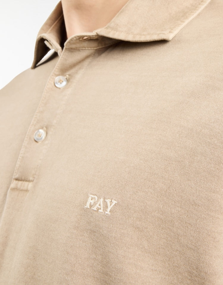 Polo in Jersey<BR/> NPMB250143TUY1 C209 FAY 