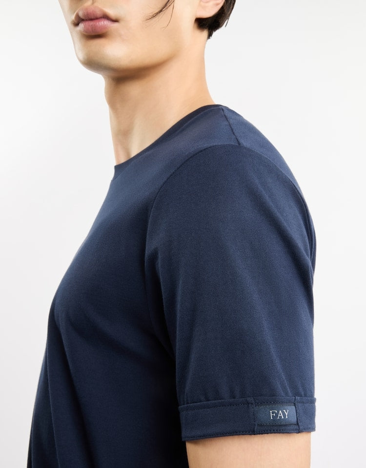 T-shirt in Cotone<BR/> NPMB3501330UCX U806 FAY 