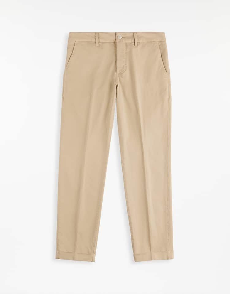 Pantaloni in Raso Stretch<BR/> NTW8050530TWBT C600 FAY 
