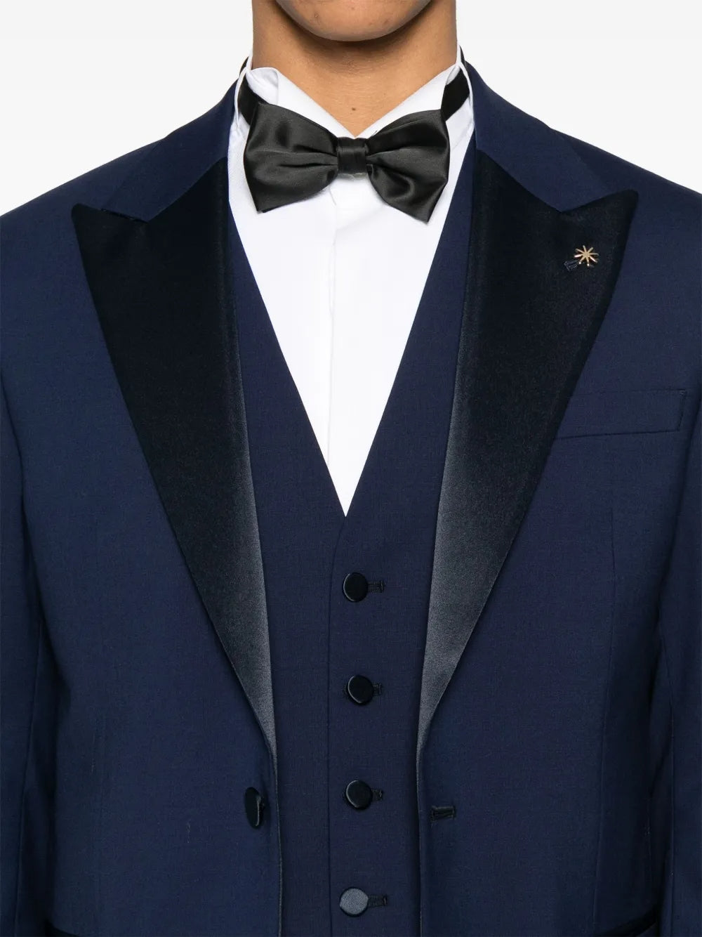 Smoking monopetto blu tre pezzi<BR/> 3830ARW3368253104 88 MANUEL RITZ 