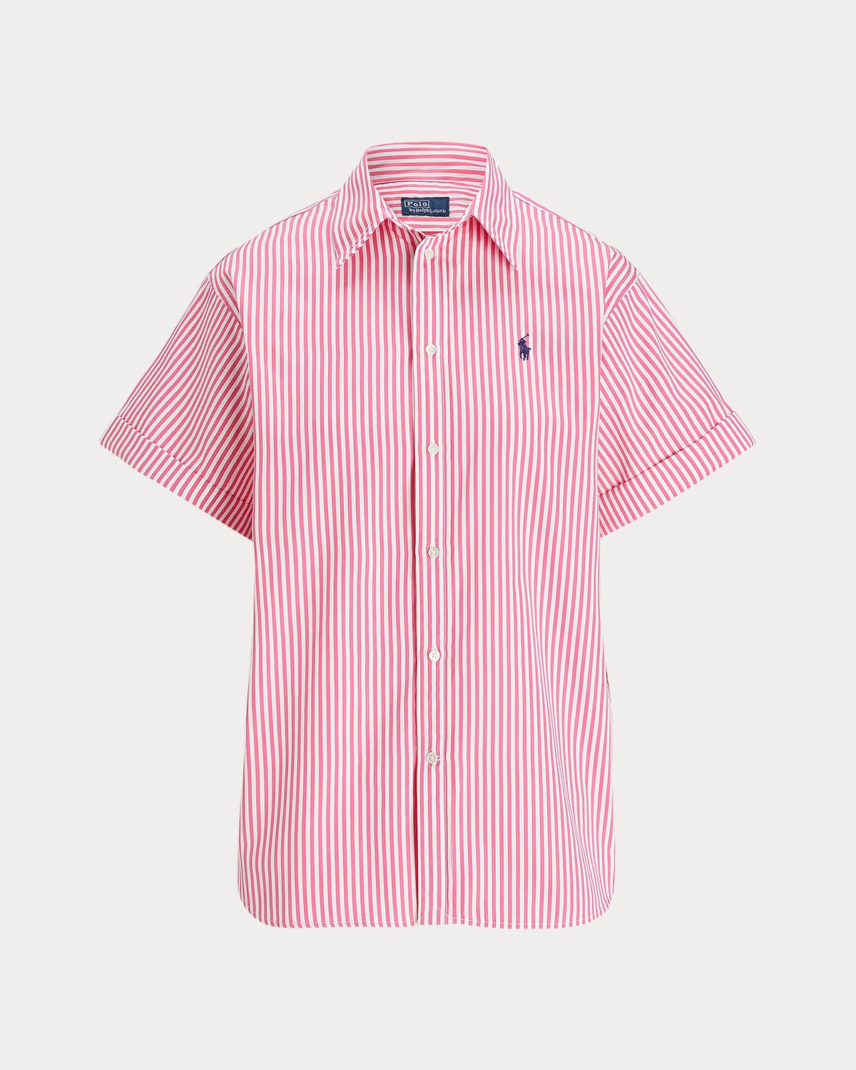 Camicia a righe Oversize-Fit<BR/> 211968224 002 RALPH LAUREN 