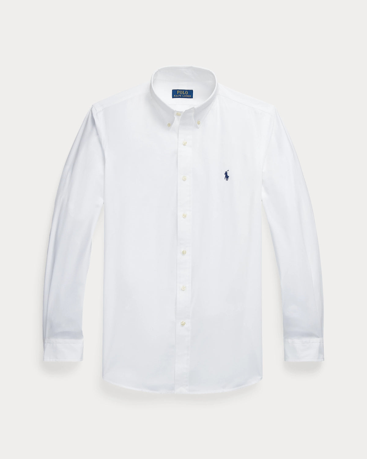 Camicia in popeline stretch Custom-Fit<BR/> 710928255 002 RALPH LAUREN 