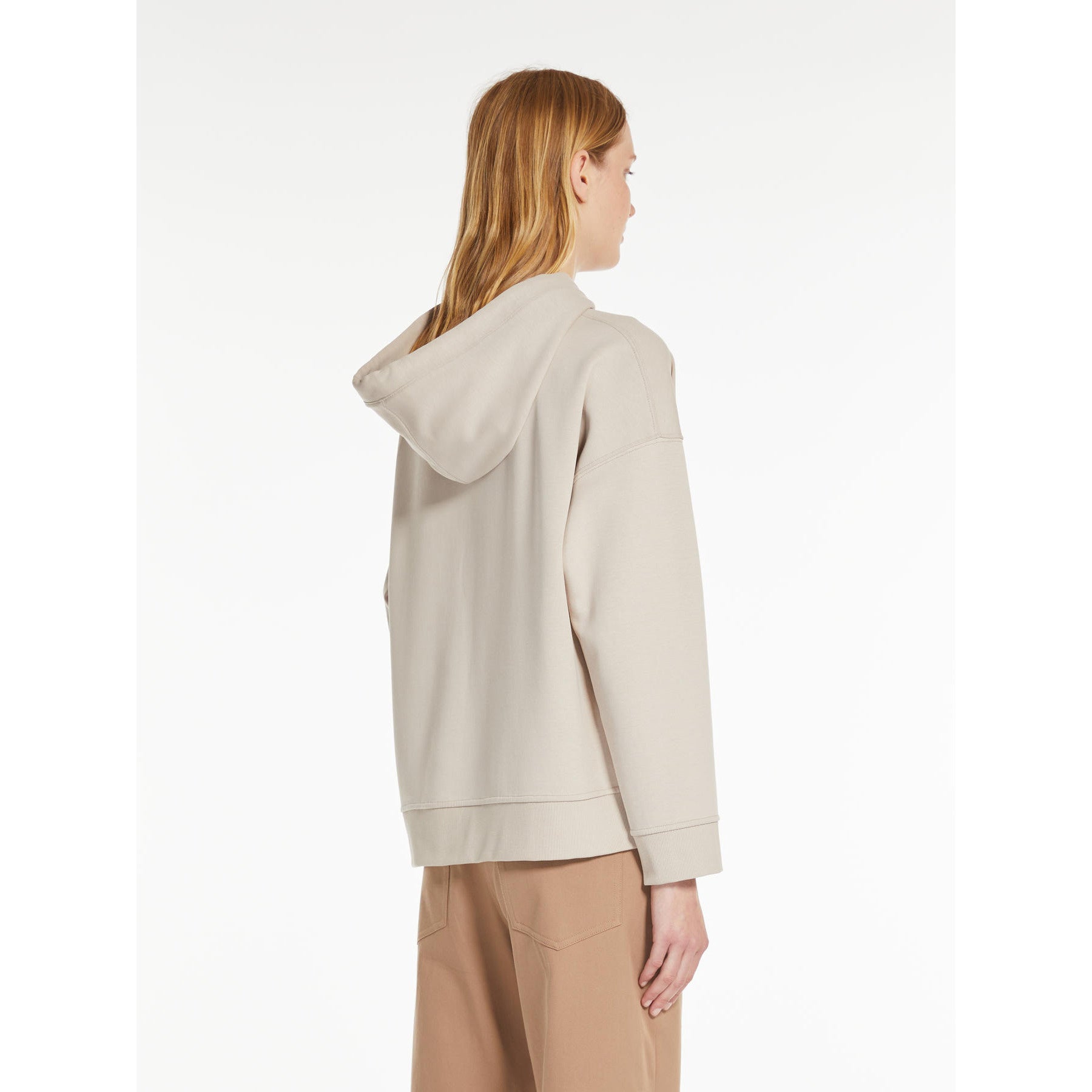 Felpa donna in misto cotone con ricamo AGATA 001 S MAX MARA 