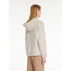 Felpa donna in misto cotone con ricamo