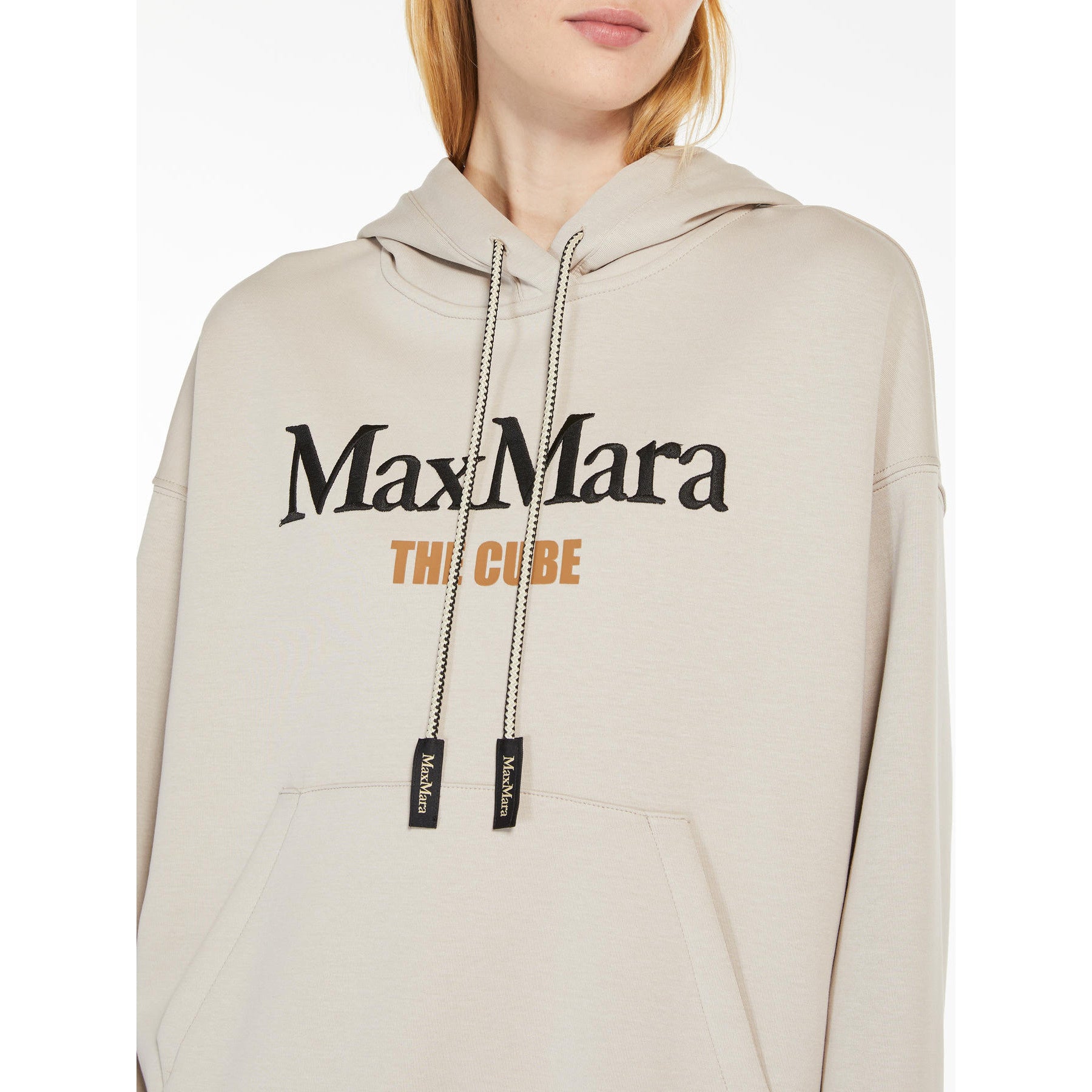 Felpa donna in misto cotone con ricamo AGATA 001 S MAX MARA 