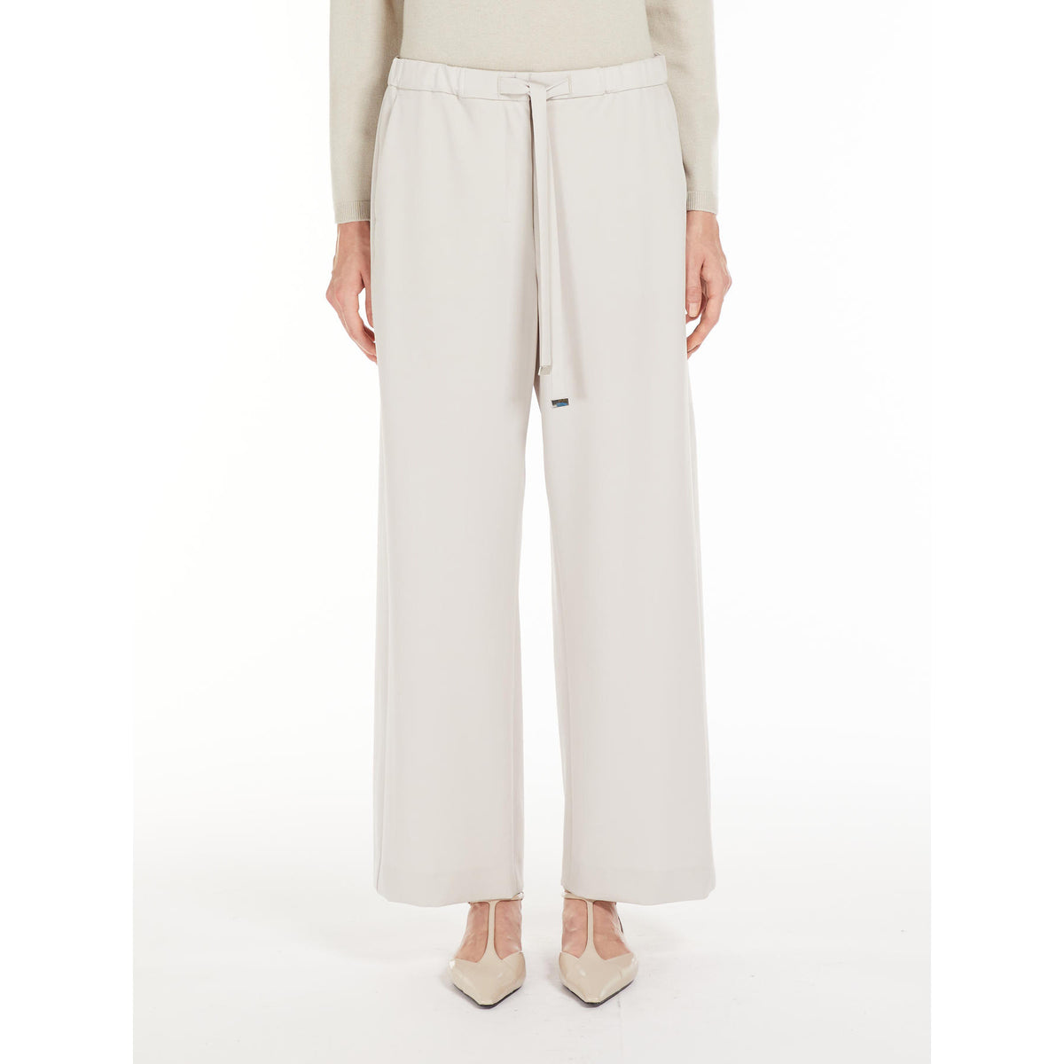 Pantalone donna in pura lana ARGENTA 002 S MAX MARA 