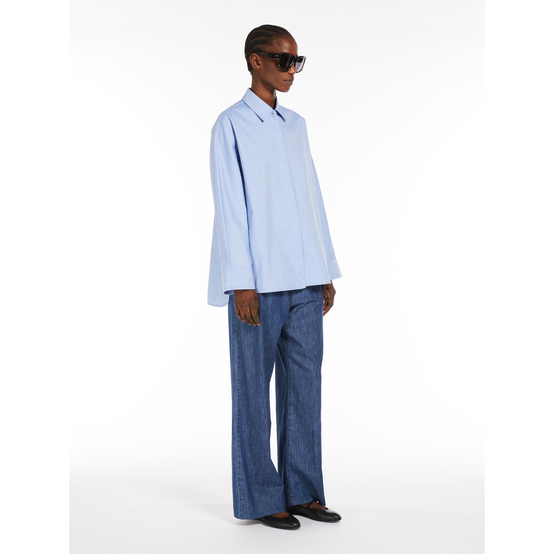 Camicia donna oxford  in puro cotone CONERO 001 S MAX MARA 
