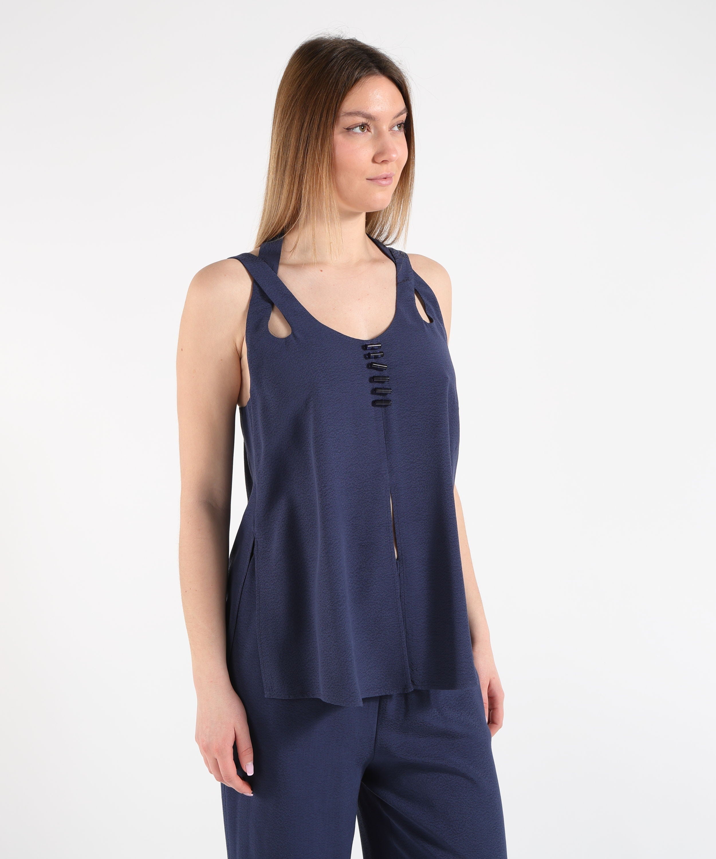EMPORIO ARMANI Top in jacquard micro EW003106AF20287 UB130 ARMANI 
