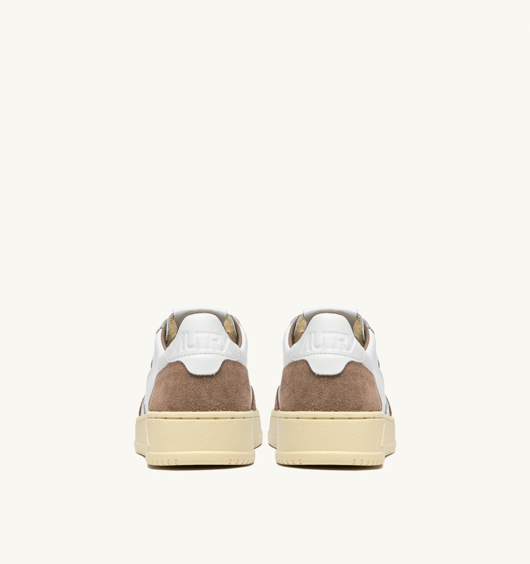 SNEAKERS MEDALIST LOW IN PELLE BIANCA E SUEDE ANTILOPE AULM FT02 AUTRY ACTION SHOES 