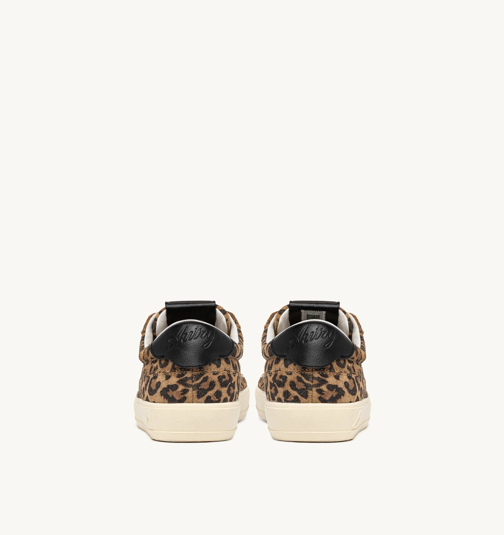 SNEAKERS WINDSCAPE LOW IN SUEDE LEOPARD E NERO<BR/> SCLW DY01 AUTRY ACTION SHOES 
