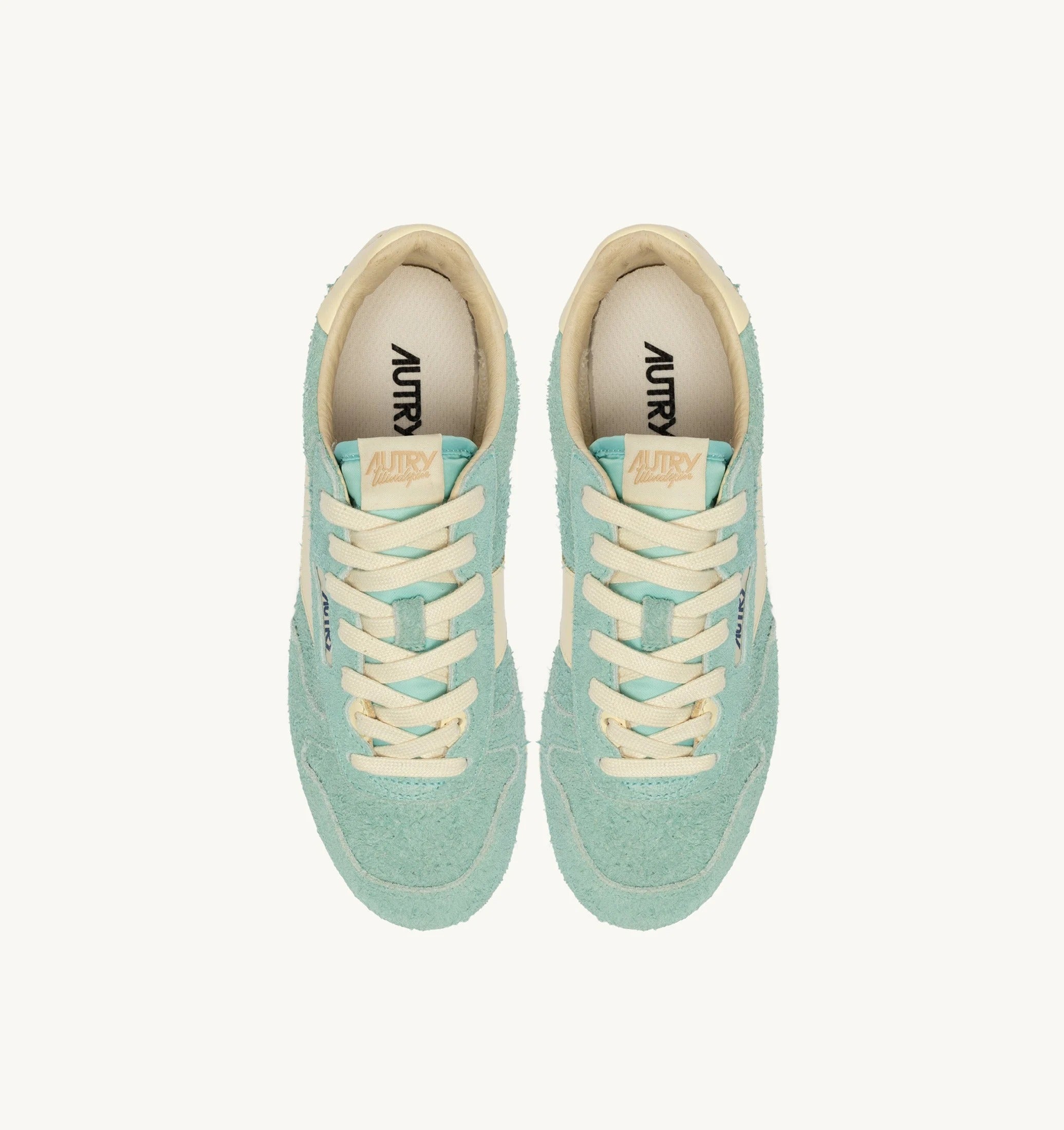 SNEAKERS WINDSPIN IN SUEDE E PELLE JASMINE E RUTABAGA<BR/> WSLW UB32 AUTRY ACTION SHOES 