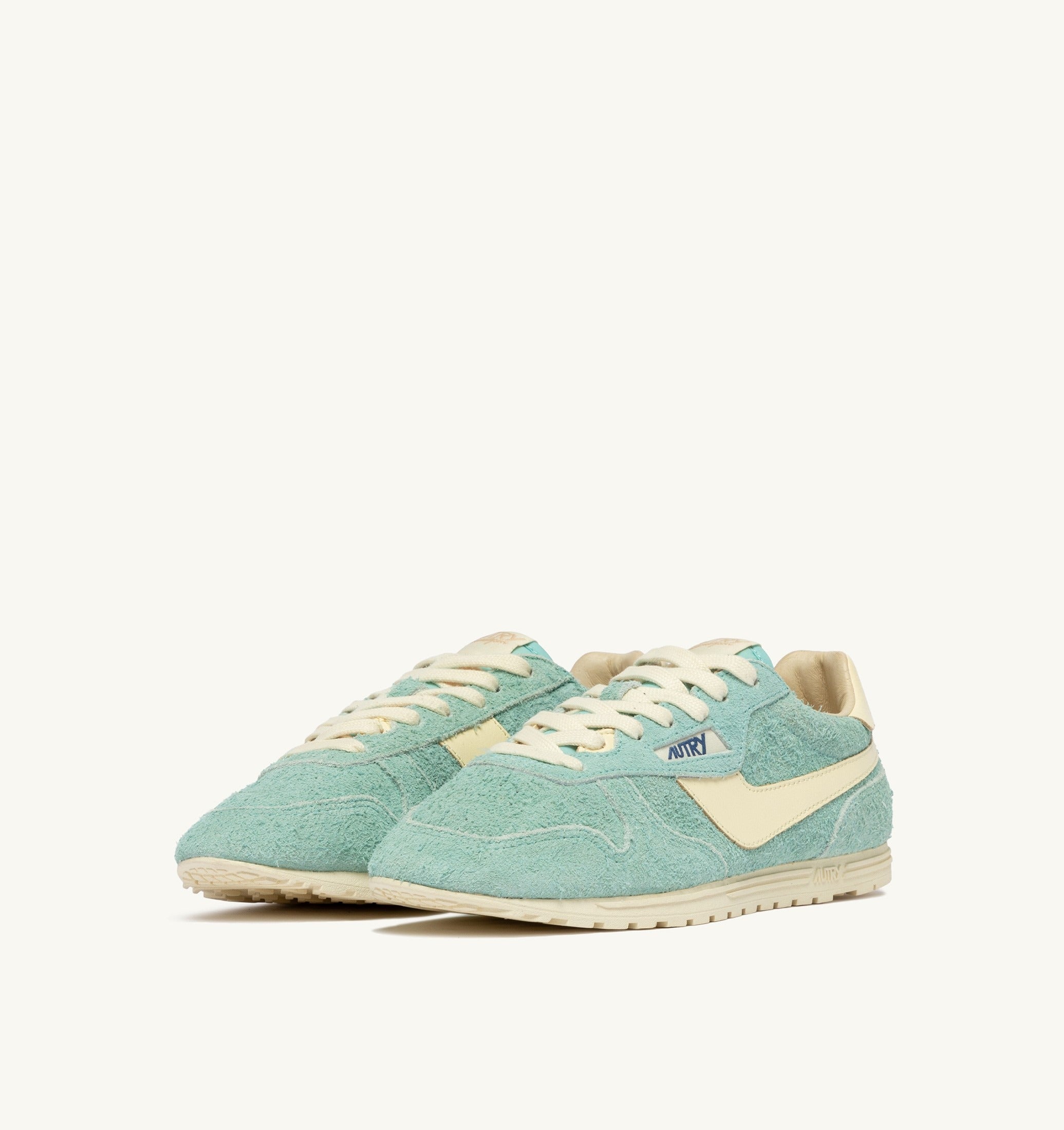 SNEAKERS WINDSPIN IN SUEDE E PELLE JASMINE E RUTABAGA<BR/> WSLW UB32 AUTRY ACTION SHOES 