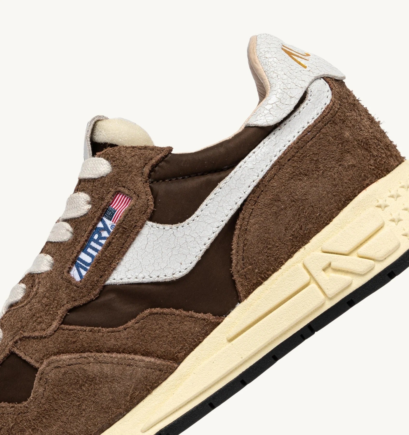 SNEAKERS REELWIND LOW IN NYLON E SUEDE BIANCO E TUNDRA WWLM NC39 AUTRY ACTION SHOES 