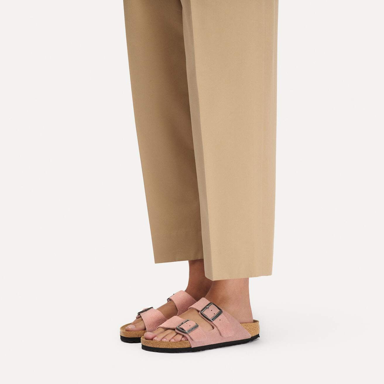 Arizona<BR/>Pelle scamosciata 1031651ARIZONA PINKCLAY BIRKENSTOCK 