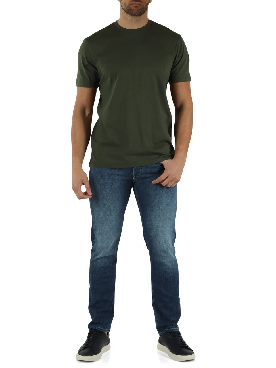 T-shirt girocollo in cotone<BR/> 75296SH 769 COLMAR 