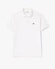 Men's short-sleeved cotton piqué polo shirt