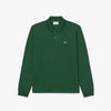 Polo in cotone a maniche lunghe