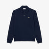 Polo in cotone a maniche lunghe