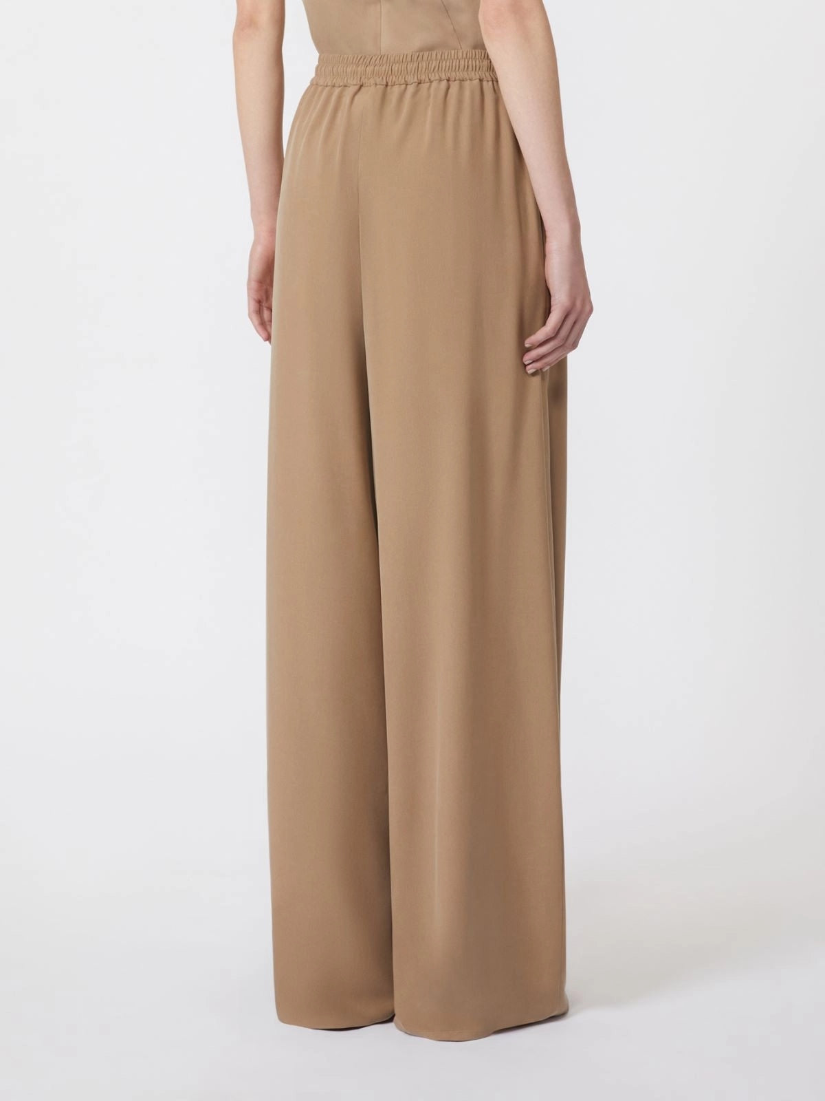 MXMGENERO<BR/>Pantalone largo in seta lavata MXMGENERO 016 MAX MARA 
