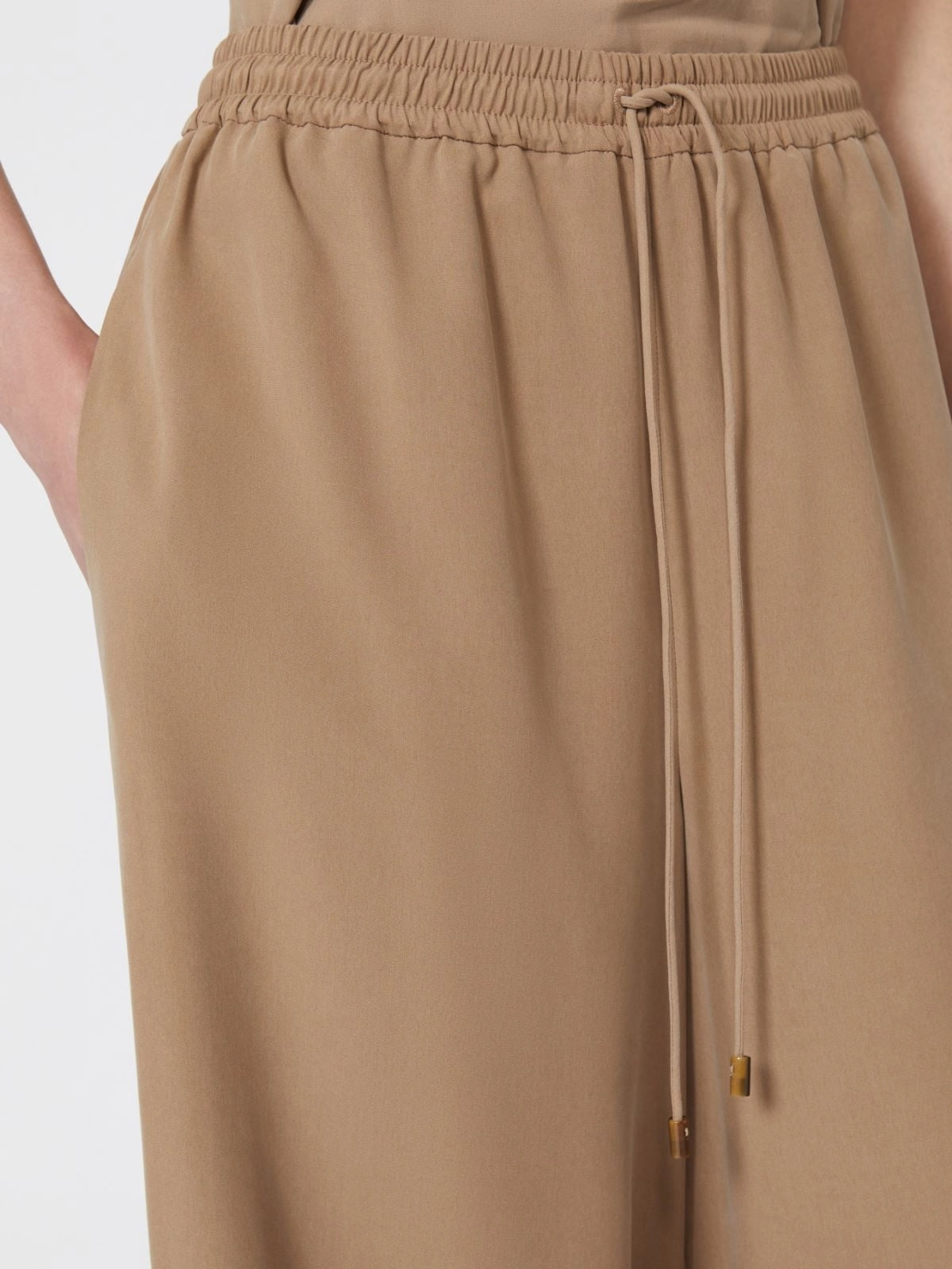 MXMGENERO<BR/>Pantalone largo in seta lavata MXMGENERO 016 MAX MARA 