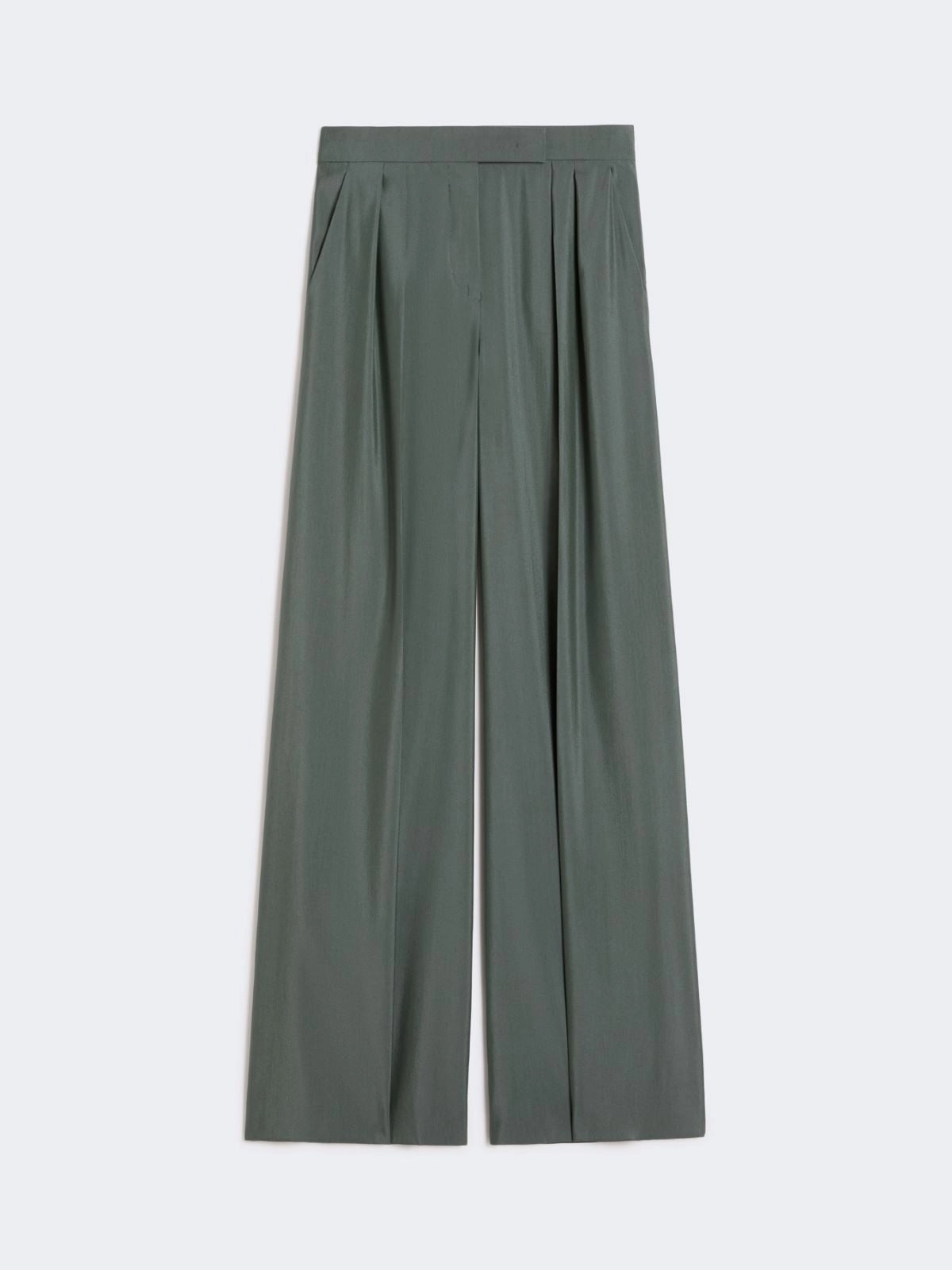 MXMGIALLO<BR/>Pantalone ampio in lana e seta MXMGIALLO 003 MAX MARA 