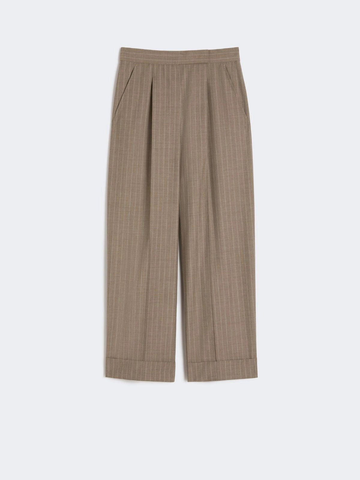 MXMMANETTA<BR/>Pantalone in lana gessata MXMMANETTA 001 MAX MARA 