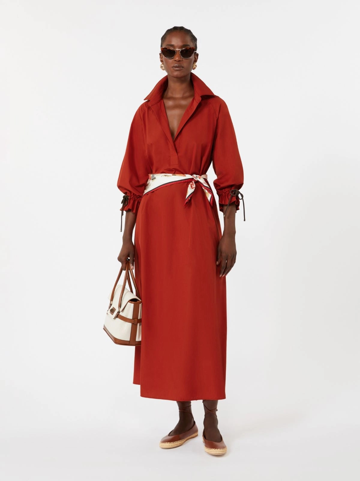 MXMMIRTO<BR/>Abito over in popeline di cotone MXMMIRTO 015 MAX MARA 